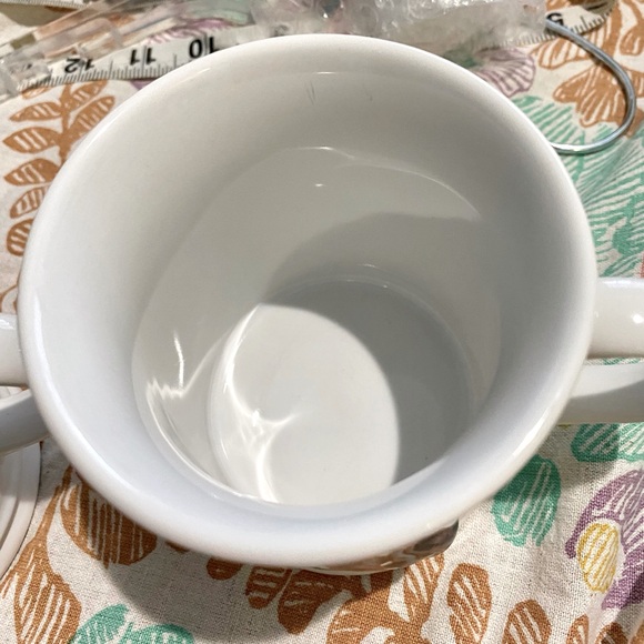 2 Vintage Dachshund Mugs with bas relief ceramic Short Hair Black&Tan Dachshunds - Picture 5 of 12